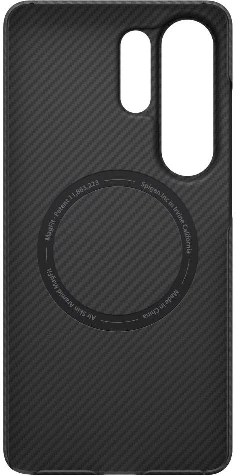 Dėklas SPIGEN AIRSKIN ARAMID MAG MagSafe Samsung Galaxy S26 ULTRA Juodas