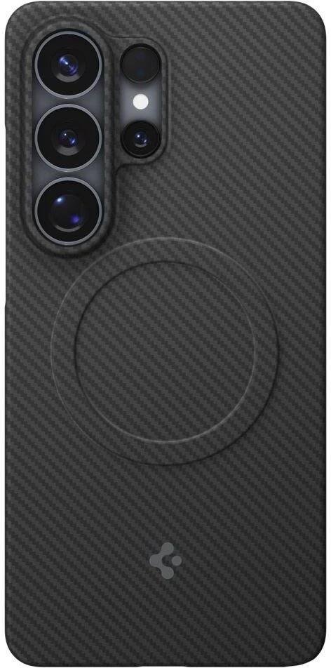 Dėklas SPIGEN AIRSKIN ARAMID MAG MagSafe Samsung Galaxy S26 ULTRA Juodas