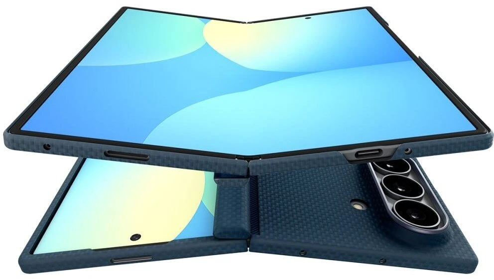 Dėklas Spigen AirSkin Aramid MagSafe Samsung Galaxy Z FOLD 8 ULTRA NAVY