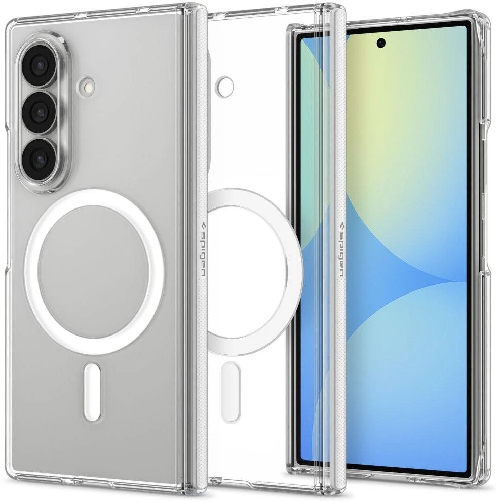 Dėklas SPIGEN AIRSKIN ZERO MAGSAFE GALAXY Z FOLD 8 YPAČ SKAIDRUS/Baltas