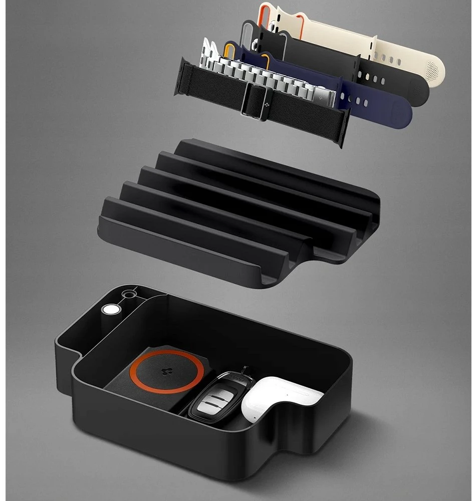 Dėklas Spigen Apple Watch & Band & ETC Organizer S340, juodas