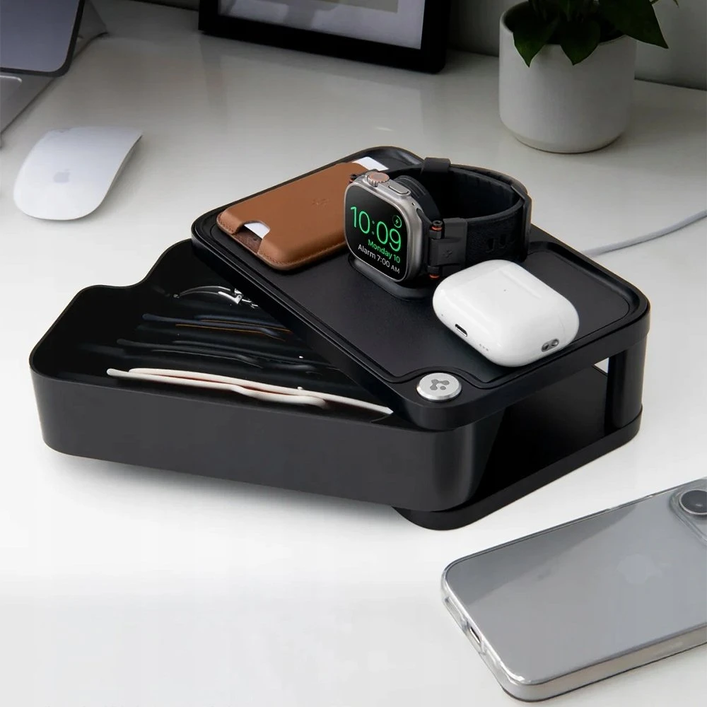 Dėklas Spigen Apple Watch & Band & ETC Organizer S340, juodas