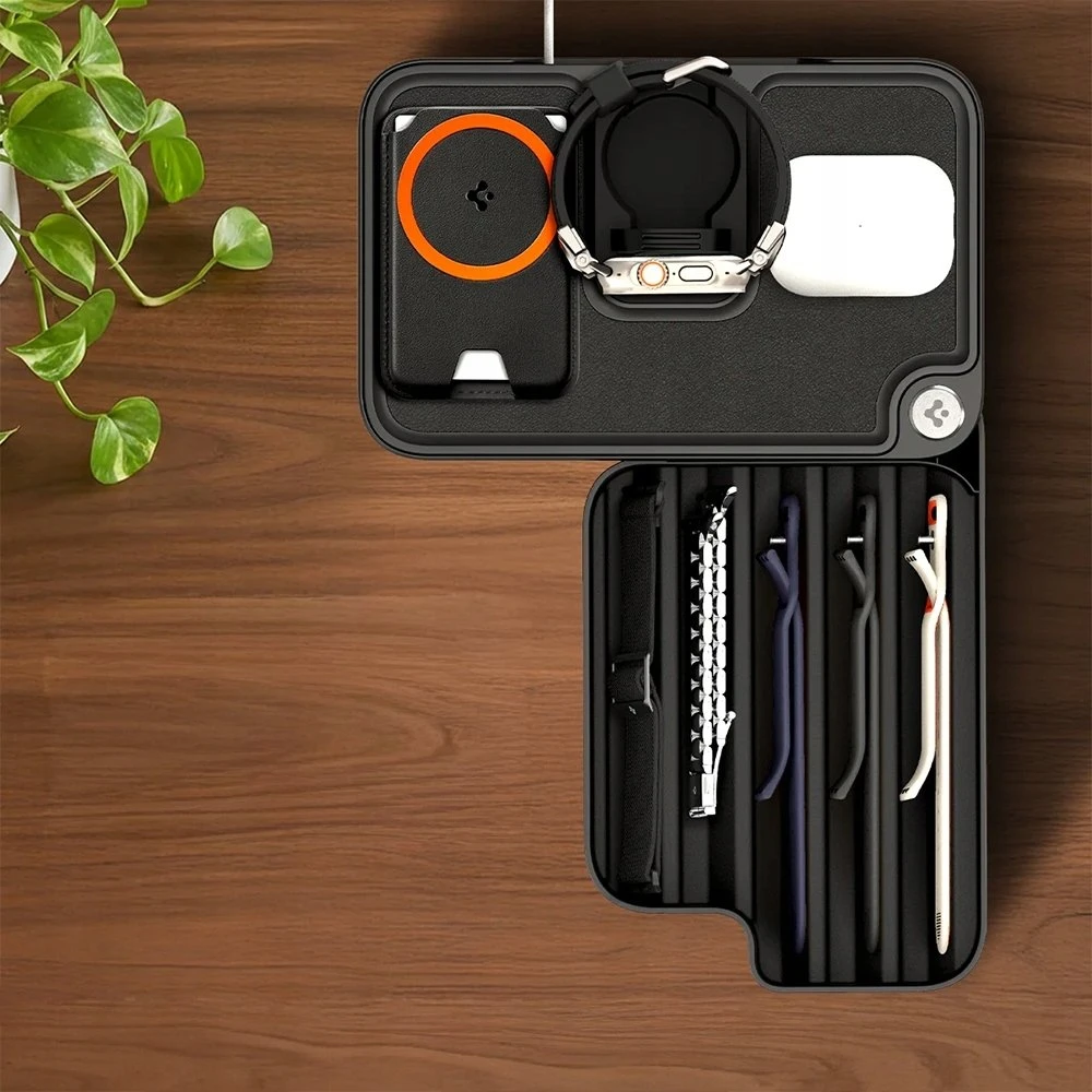 Dėklas Spigen Apple Watch & Band & ETC Organizer S340, juodas