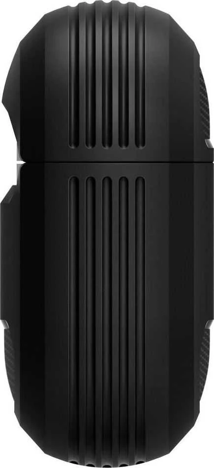 „Spigen Rugged Armor“ apsauginis dėklas, skirtas „AirPods Pro“, juodas