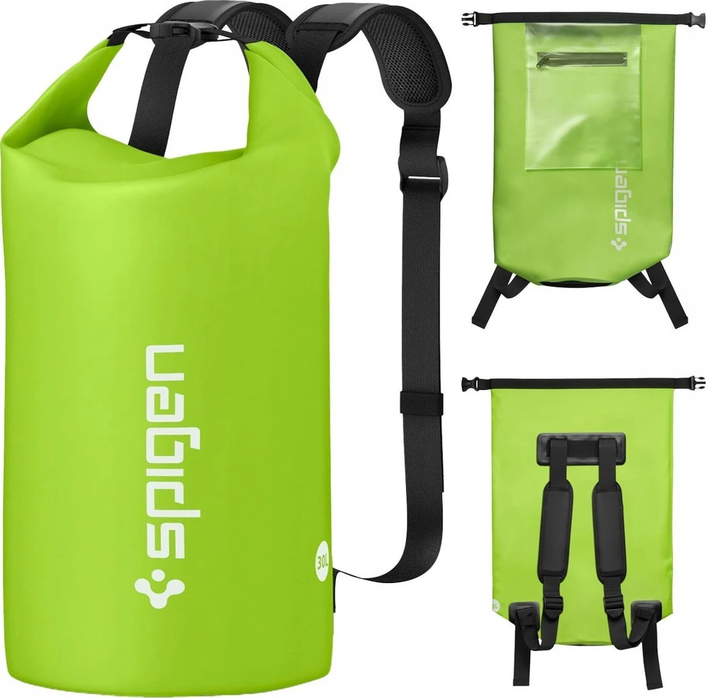 Spigen Aqua Shield vandeniui atsparus krepšys A631 (30L), kaktuso žalumo