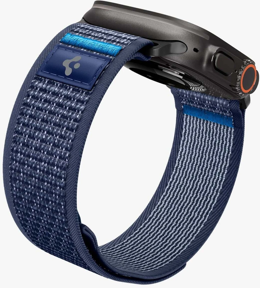 Spigen Athlex Air 2 aktyvus dirželis, tamsiai mėlynas - Apple Watch 49mm/46mm/45mm/44mm