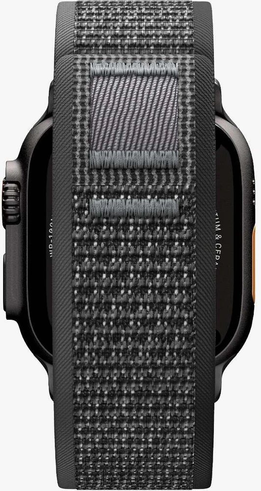 Spigen Athlex Air 2 aktyvus dirželis, juoda-pilka - Apple Watch 49 mm/46 mm/45 mm/44 mm