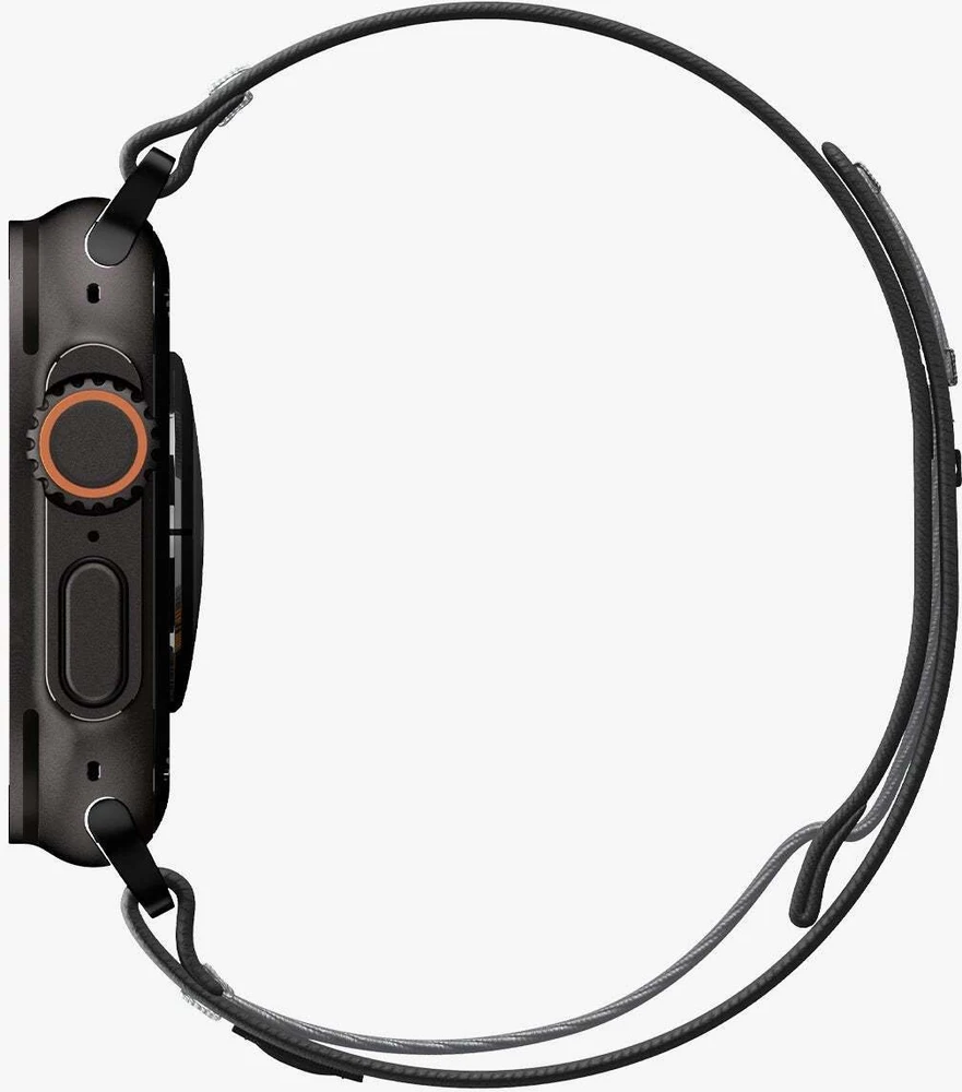 Spigen Athlex Air 2 aktyvus dirželis, juoda-pilka - Apple Watch 49 mm/46 mm/45 mm/44 mm