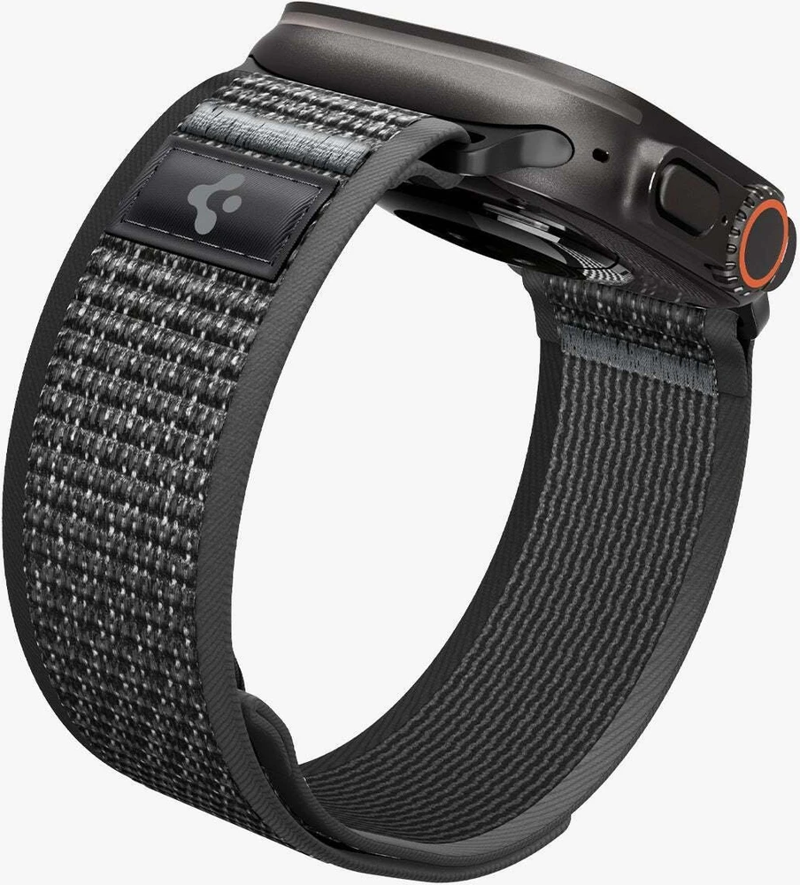 Spigen Athlex Air 2 aktyvus dirželis, juoda-pilka - Apple Watch 49 mm/46 mm/45 mm/44 mm