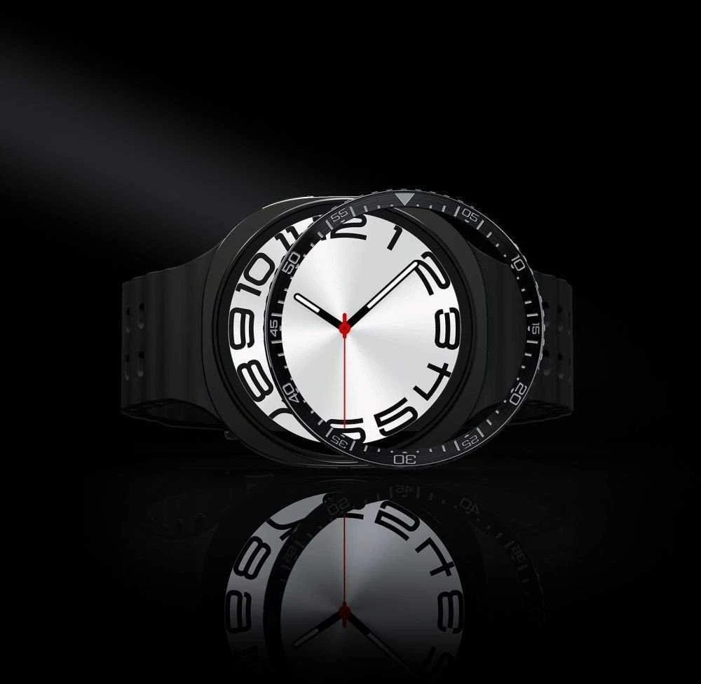 Spigen Bezel Tune (Diver), juodas - Galaxy Watch 8 (44mm)