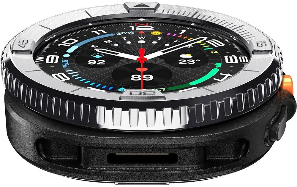 Spigen Bezel Tune (Pilot), sidabrinis - Samsung Galaxy Watch 8 Classic 46mm