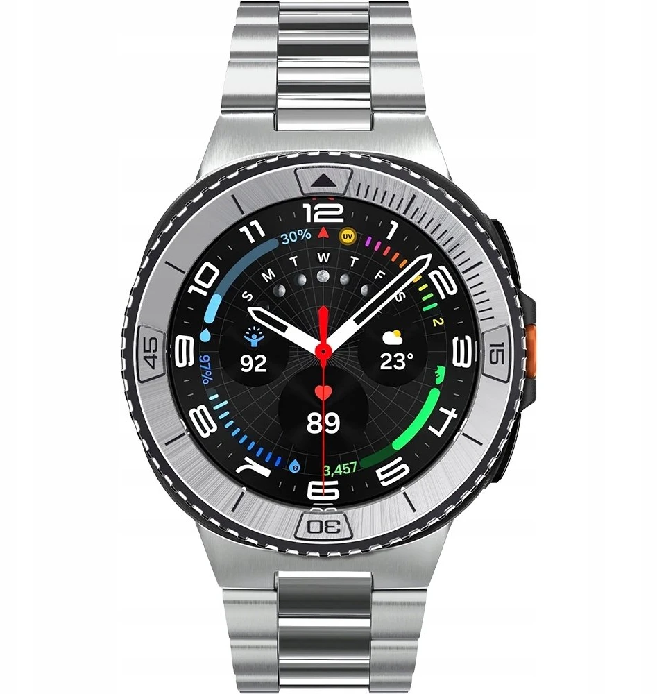 Spigen Bezel Tune (Pilot), sidabrinis - Samsung Galaxy Watch 8 Classic 46mm