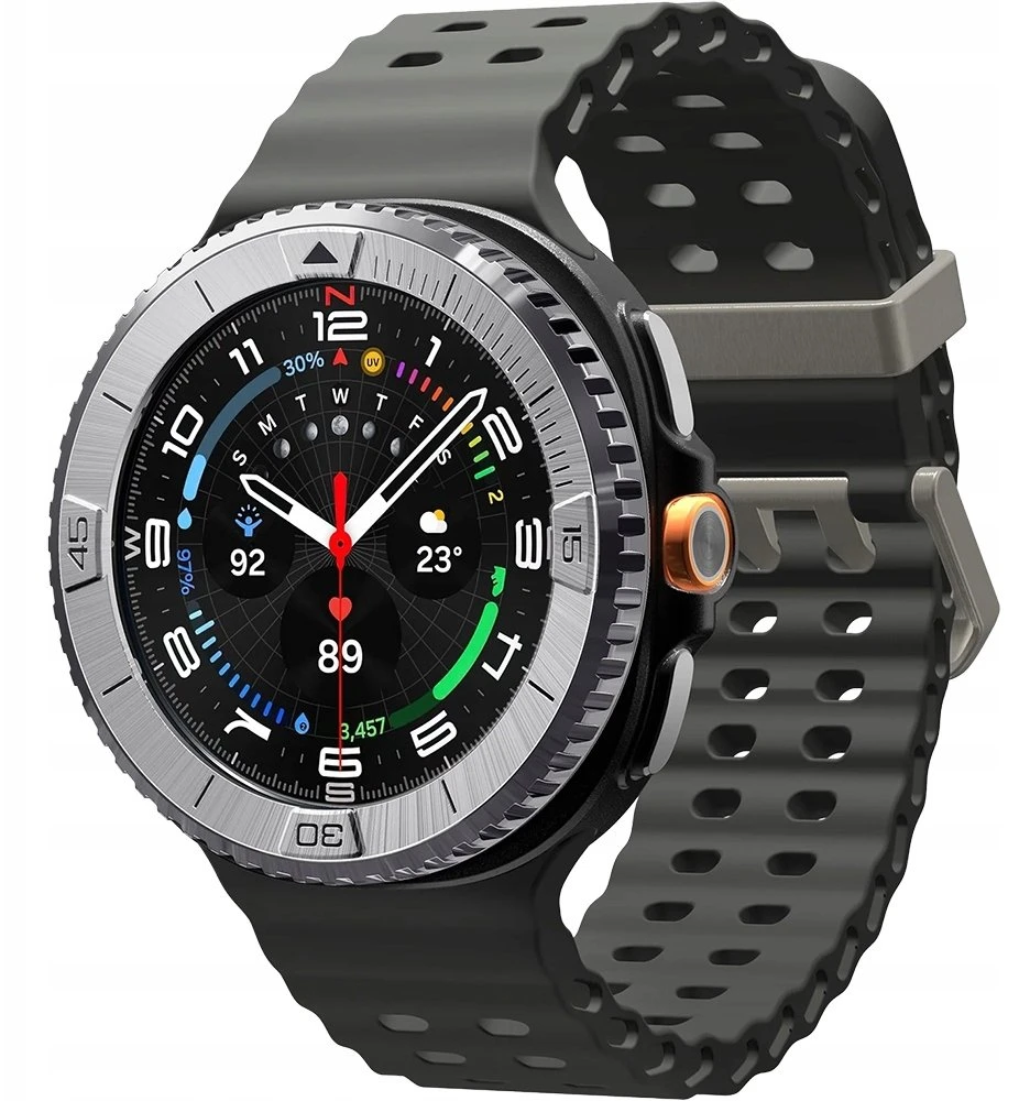 Spigen Bezel Tune (Pilot), sidabrinis - Samsung Galaxy Watch 8 Classic 46mm