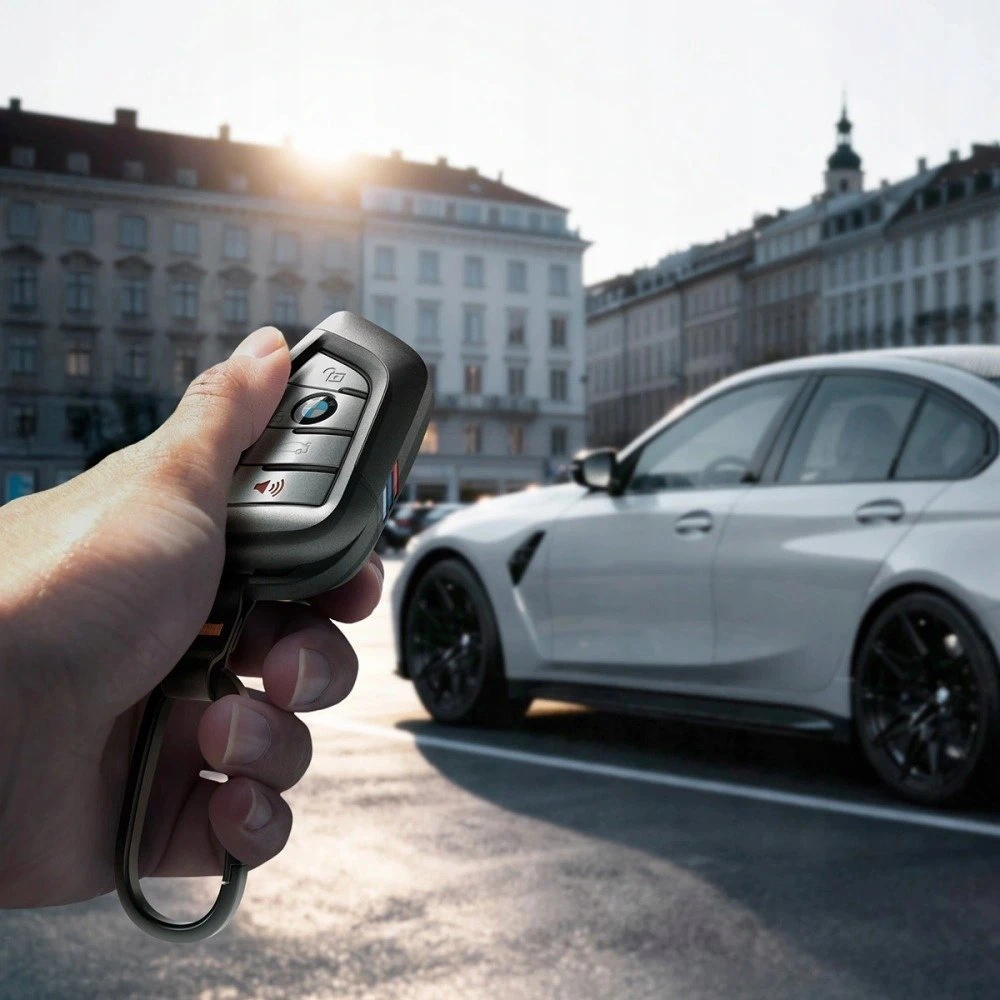Dėklas Spigen BMW Key Fob Case BK100, juodas