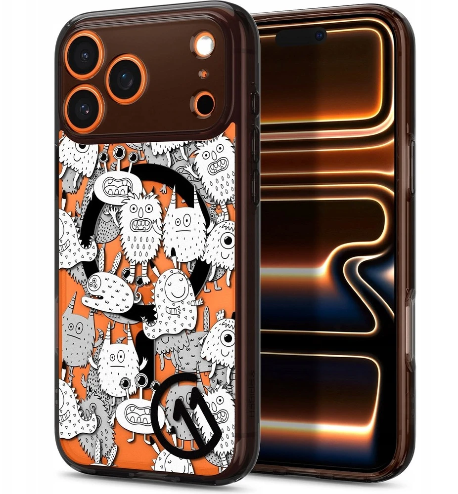 Dėklas Spigen c11 Ultra Hybrid MagSafe, inkverse - iPhone 17 Pro