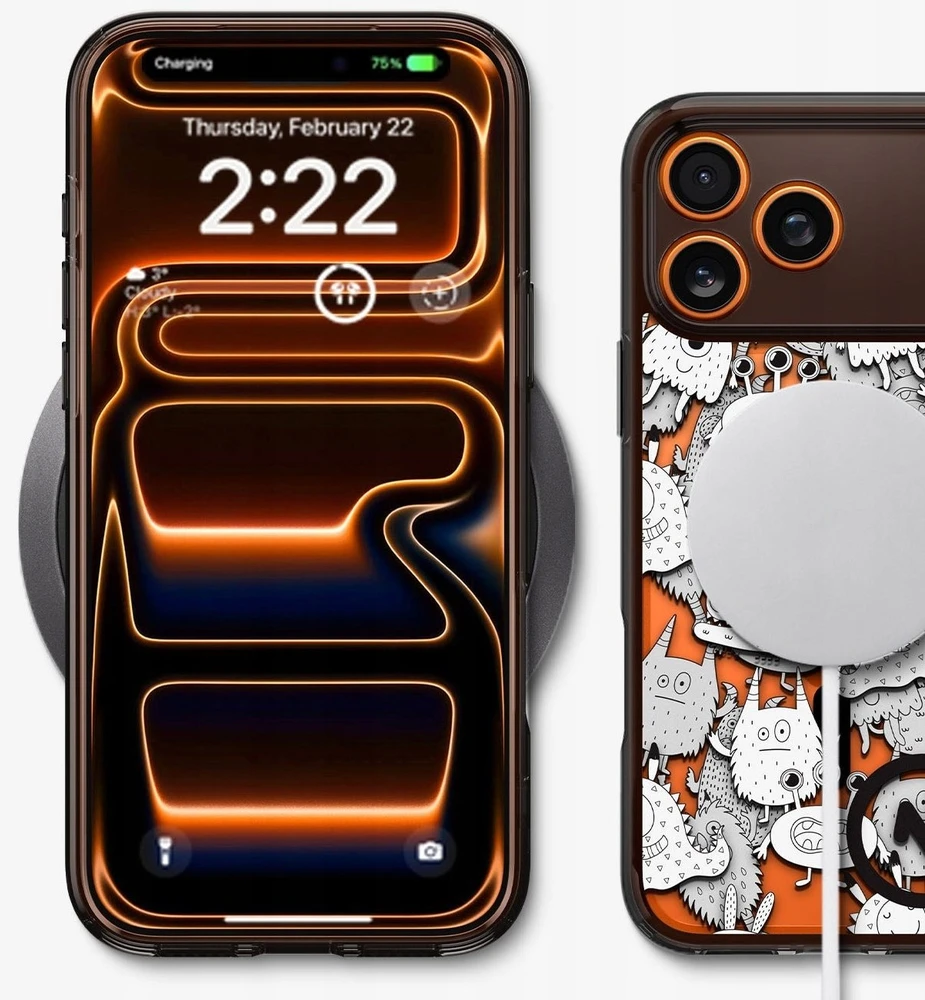 Dėklas Spigen c11 Ultra Hybrid MagSafe, inkverse - iPhone 17 Pro