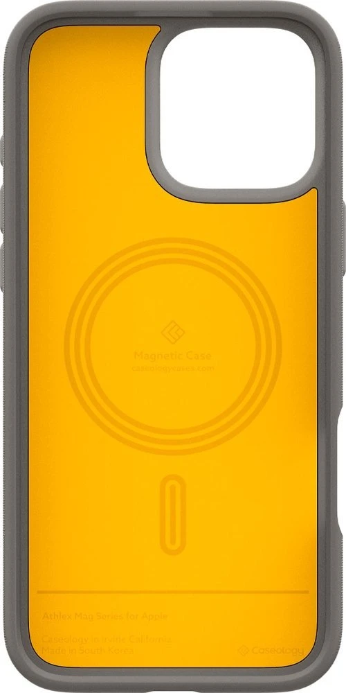 Spigen Caseology Athlex MagSafe, aktyvus pilkas dėklas – iPhone 16 Pro