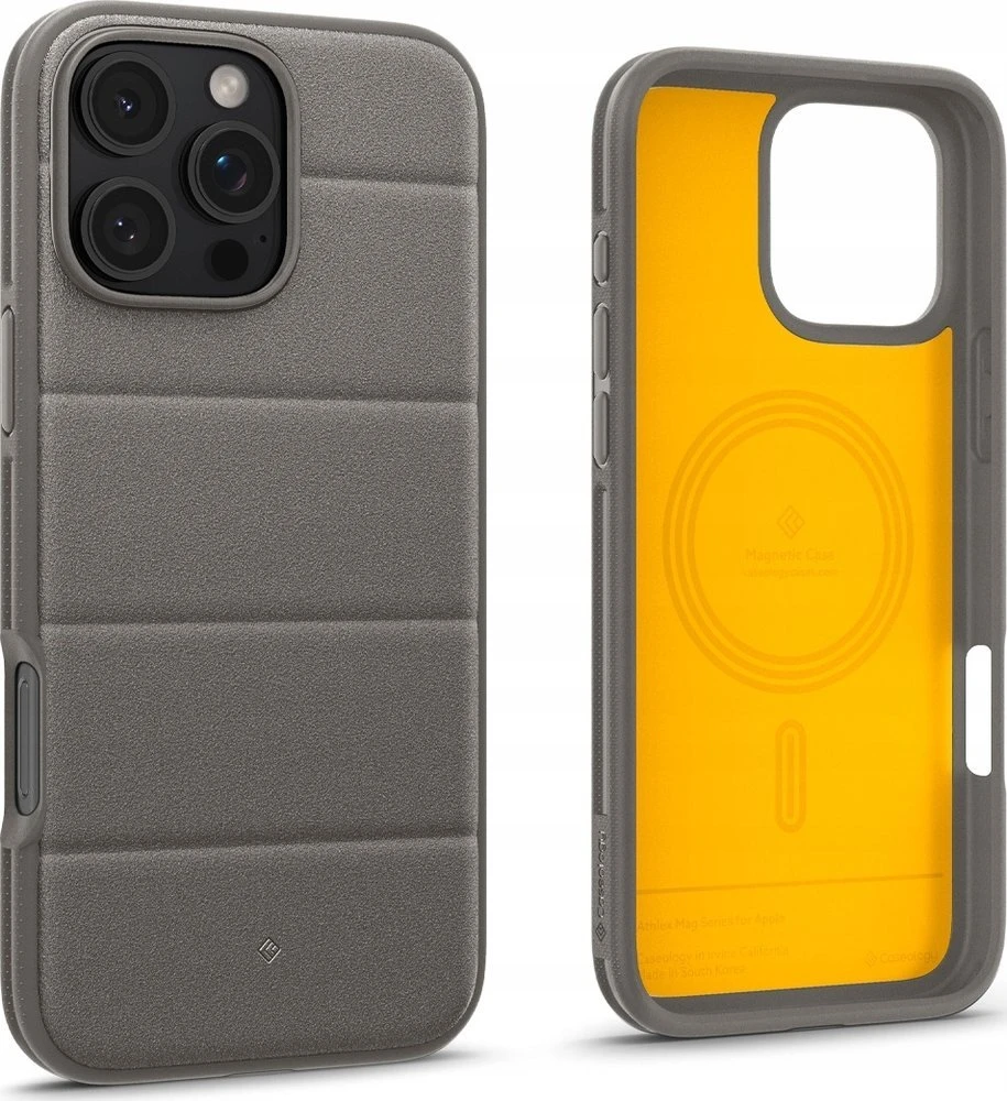 Spigen Caseology Athlex MagSafe, aktyvus pilkas dėklas - iPhone 16 Pro Max