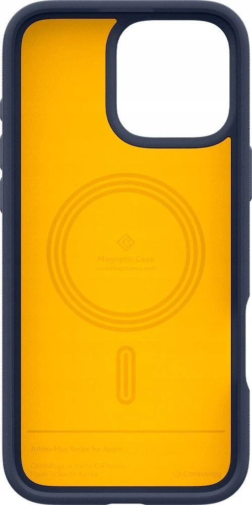 Dėklas Spigen Caseology Athlex MagSafe, aktyvus tamsiai mėlynas - iPhone 16 Pro