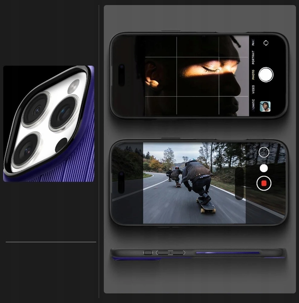 Dėklas Spigen „Caseology Dual Grip MagSafe“, kobalto spalvos, mėlynas - iPhone 16 Pro
