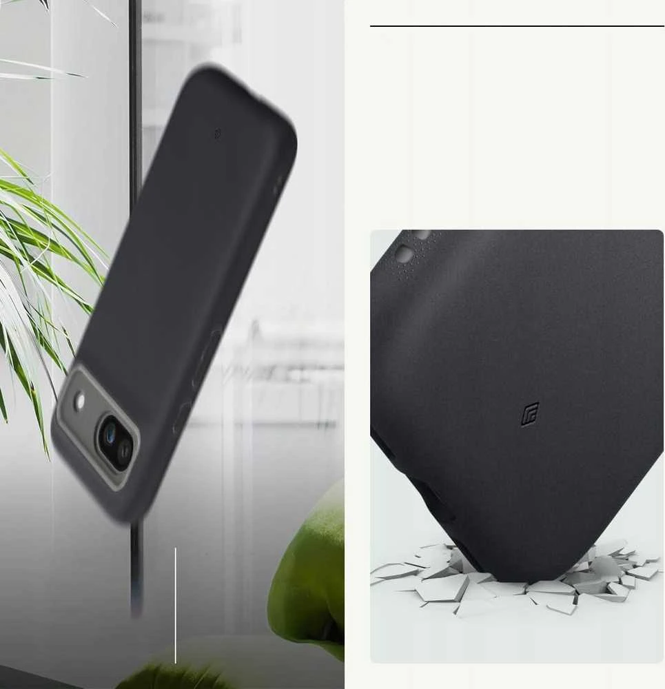 Dėklas Spigen Caseology Nano Pop, juodas sesame - Google Pixel 8a