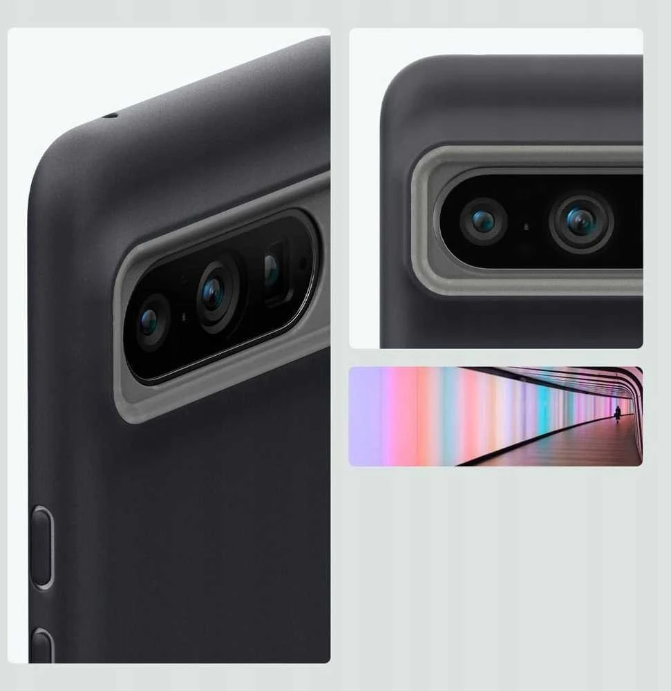 Dėklas Spigen Caseology Nano Pop, juodas sesame - Google Pixel 8 Pro