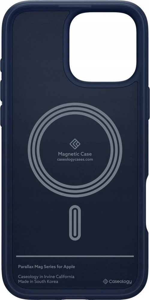 Dėklas Spigen Caseology Parallax MagSafe, vidurnakčio mėlynas - iPhone 16 Pro