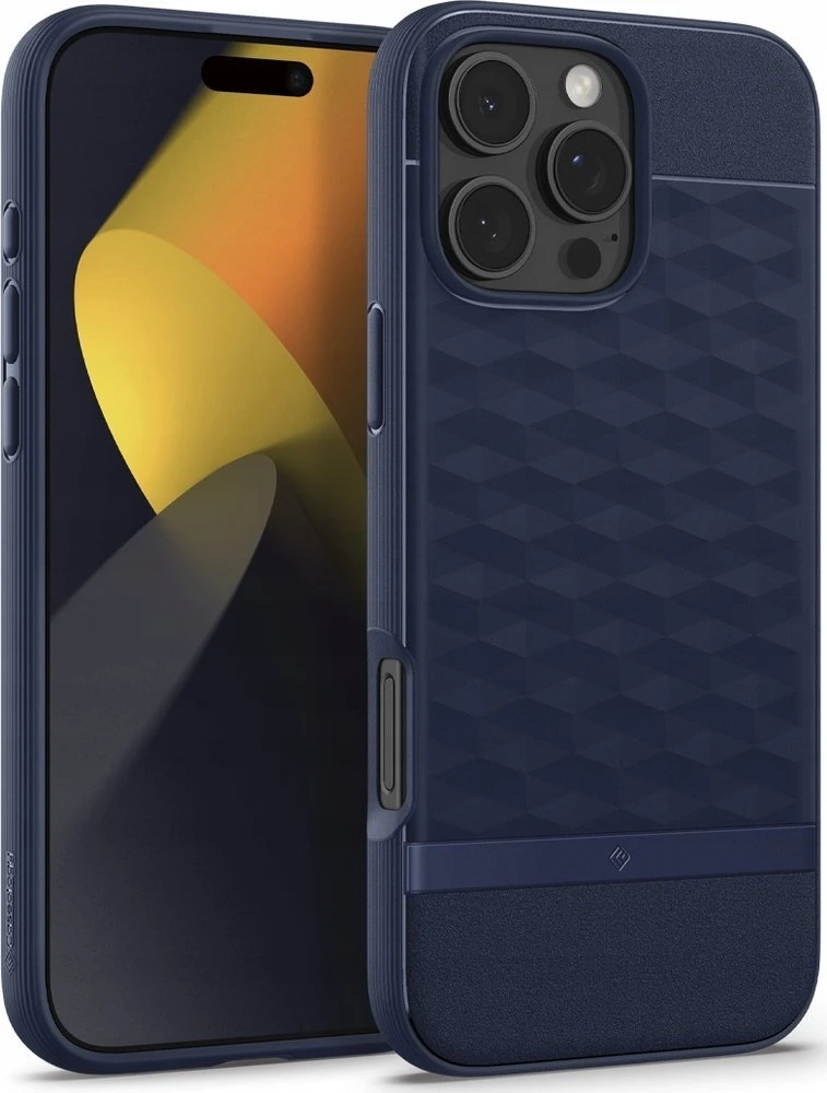 Dėklas Spigen Caseology Parallax MagSafe, vidurnakčio mėlynas - iPhone 16 Pro