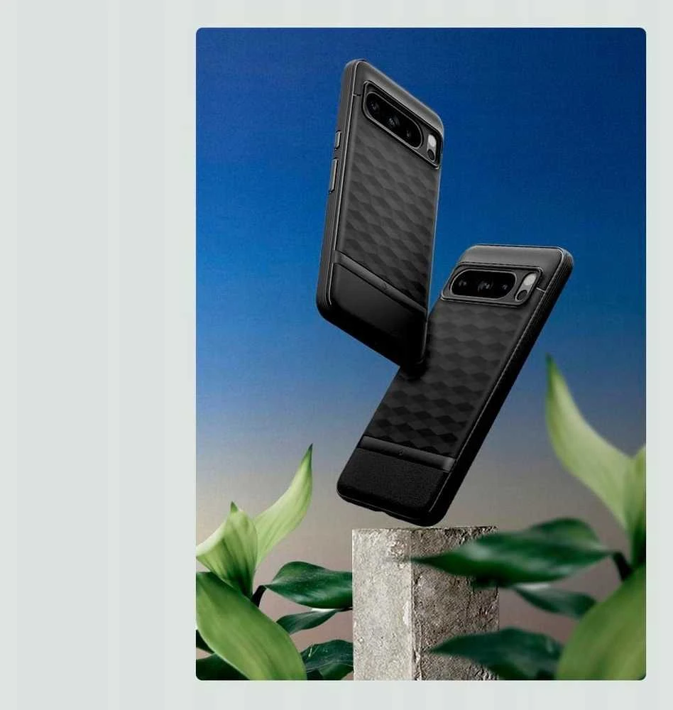 Dėklas Spigen Caseology Parallax matte juodas - Google Pixel 8 Pro