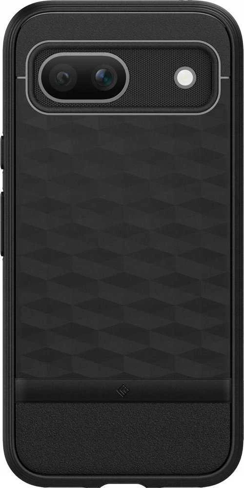 Dėklas Spigen Kazeologijos paralaksas, matinis juodas - „Google Pixel 8a“