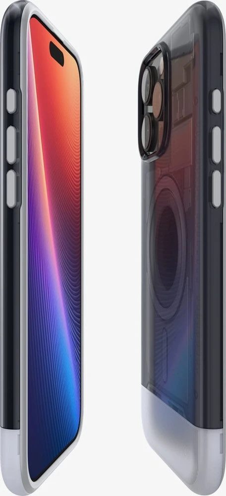 Dėklas Spigen Classic C1 MagSafe, grafito spalvos - iPhone 16 Pro