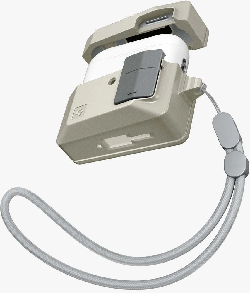 Dėklas „Spigen Classic LS“, akmens spalvos – „Apple AirPods Pro 3“