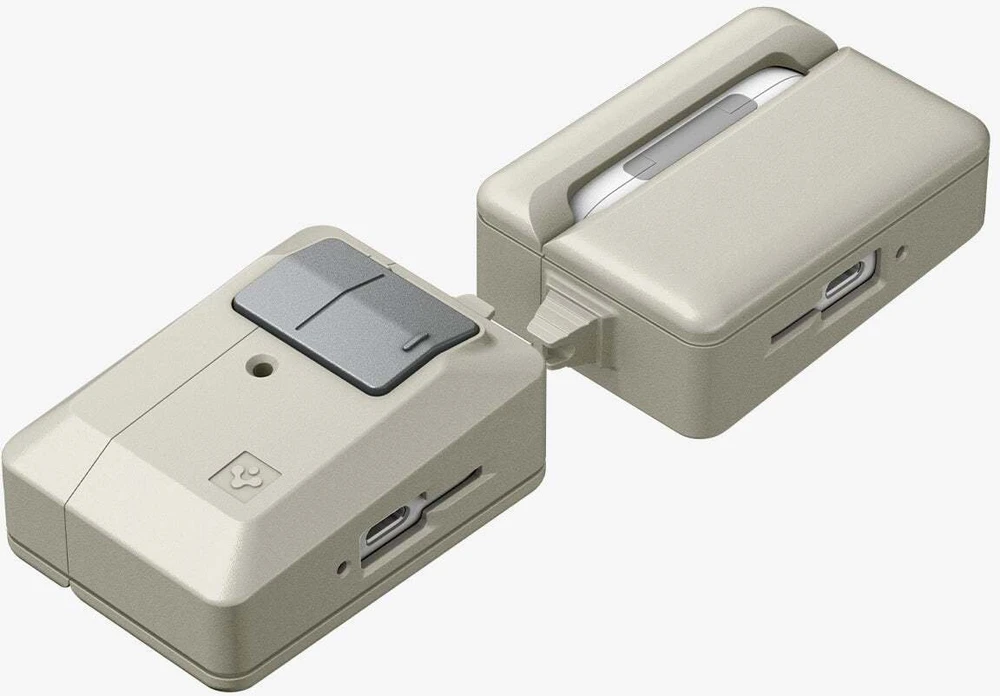 Dėklas „Spigen Classic LS“, akmens spalvos – „Apple AirPods Pro 3“