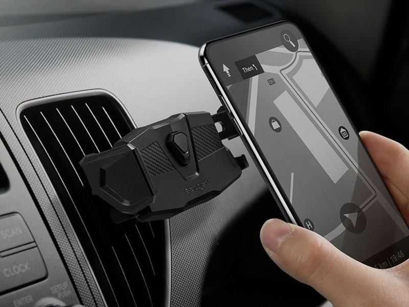 SPIGEN CLICK.R VENT AUTOMOBILIŲ MONTUVAS Juodas