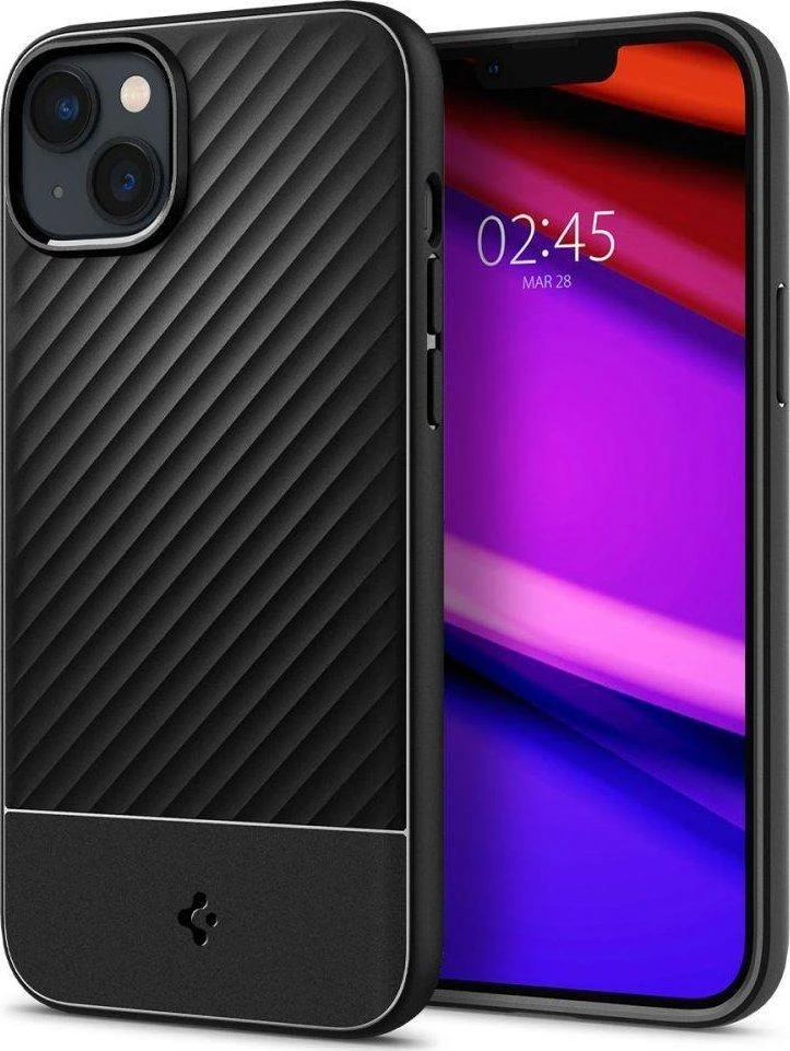 Dėklas Spigen Core Armor, matte juodas - iPhone 14 Plus