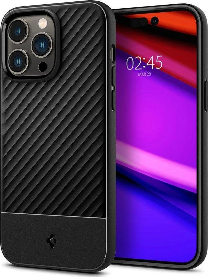 Dėklas SPIGEN IPHONE 14 PRO CORE ARMOR MATTE Juodas (2022)