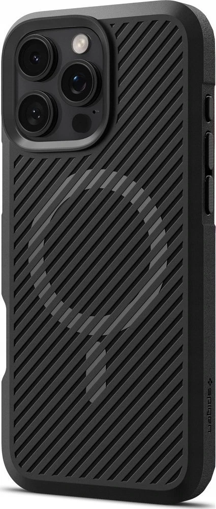 Spigen Core Armor Mag MagSafe Apple iPhone 16 Pro – dėklas telefonui juodos matinės spalvos