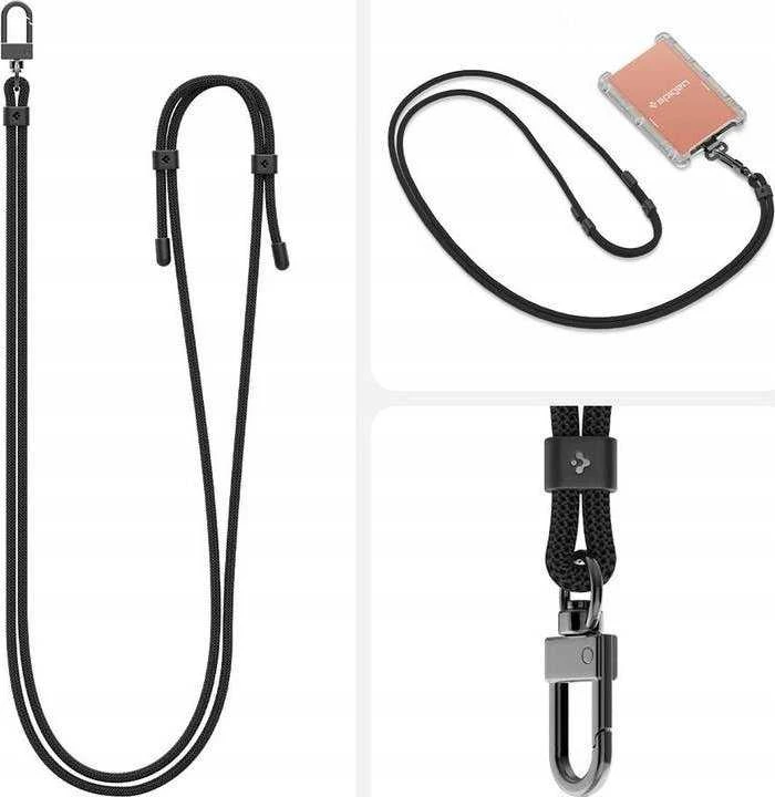 Spigen Crossbody Strap, juodas