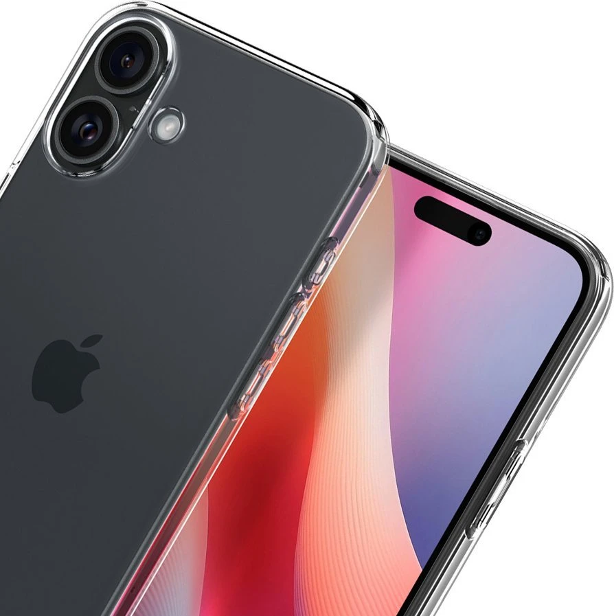 Dėklas „Spigen Crystal Flex“, krištolo skaidrumo – iPhone 16