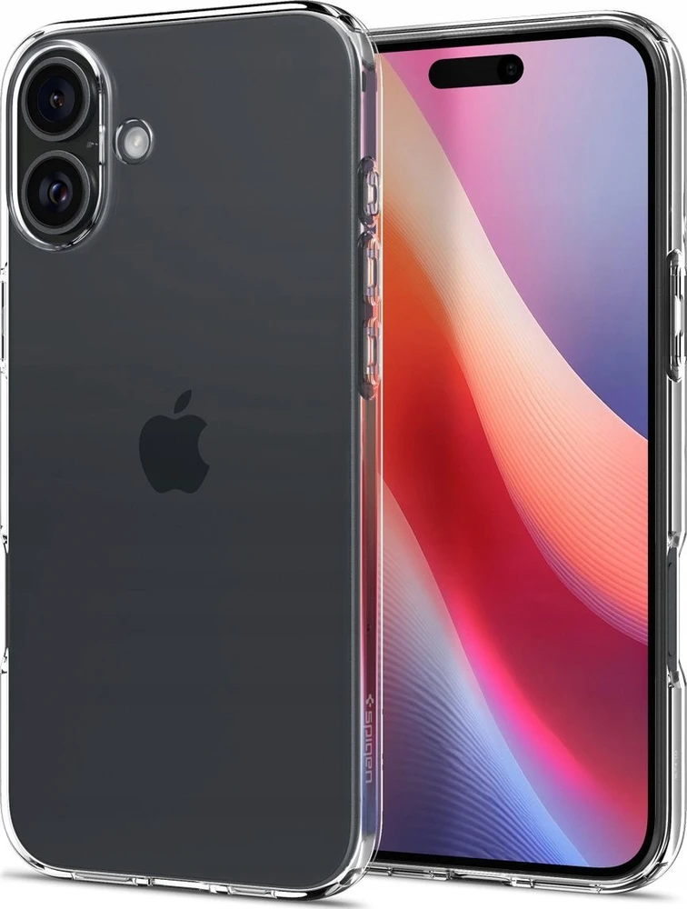Dėklas „Spigen Crystal Flex“, krištolo skaidrumo – iPhone 16
