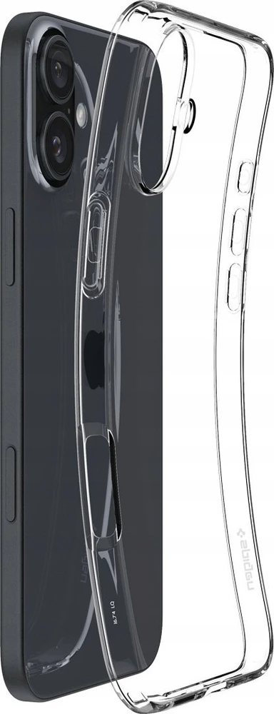 Dėklas „Spigen Crystal Flex“, krištolo skaidrumo – iPhone 16