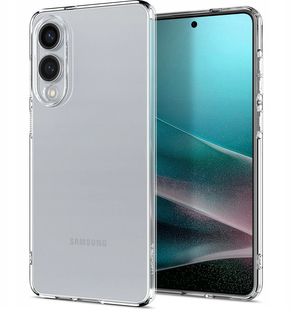 Dėklas Spigen „Crystal Flex“, krištolo skaidrumo – „Samsung Galaxy S25 Edge“