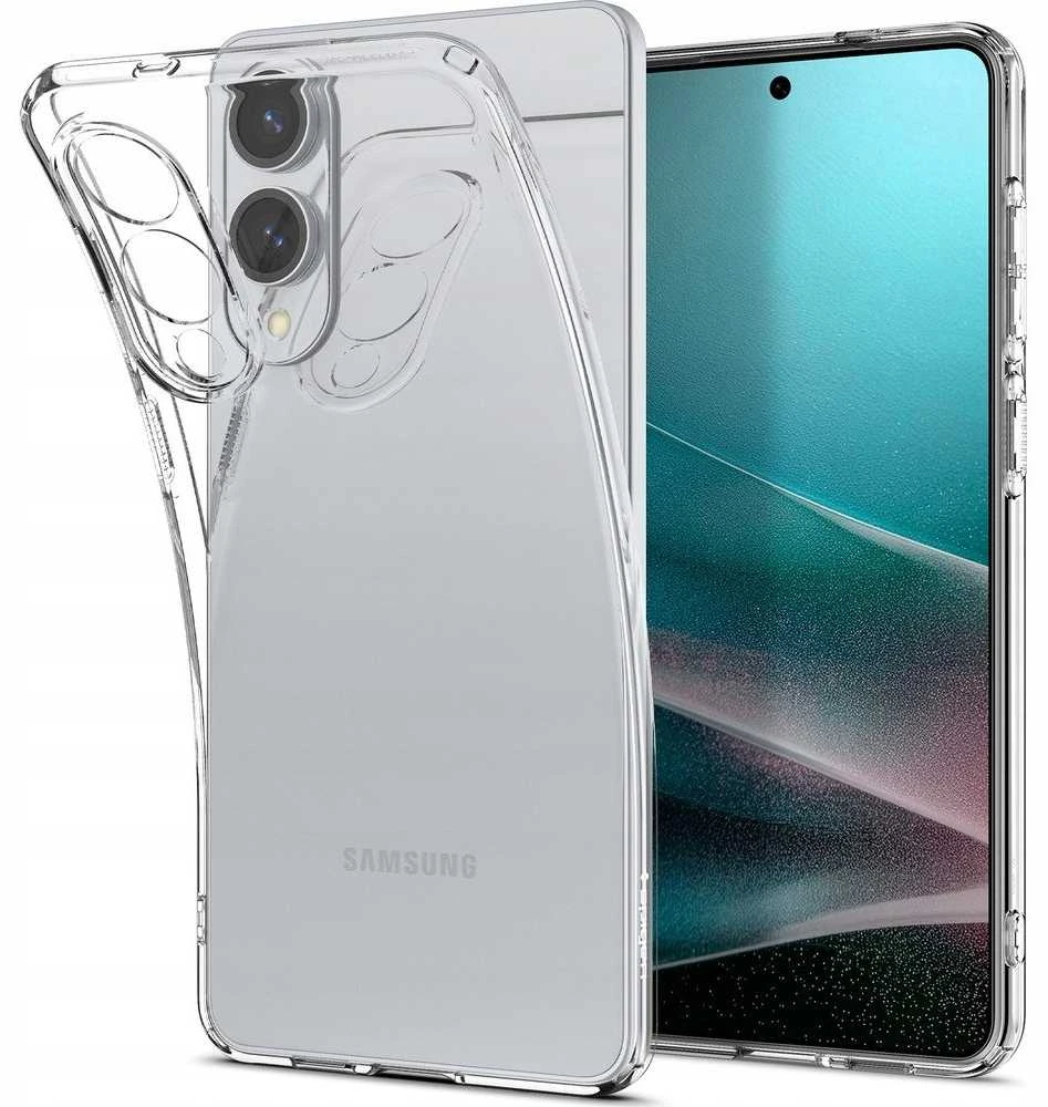 Dėklas Spigen „Crystal Flex“, krištolo skaidrumo – „Samsung Galaxy S25 Edge“