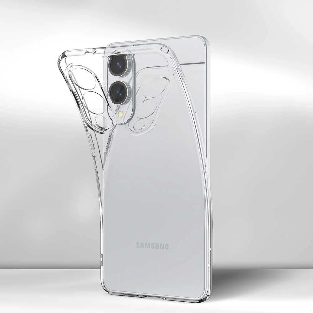 Dėklas Spigen „Crystal Flex“, krištolo skaidrumo – „Samsung Galaxy S25 Edge“