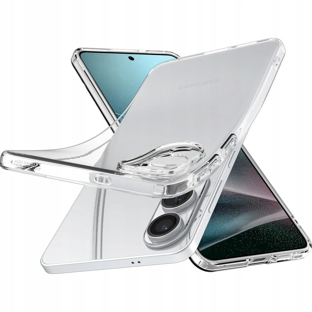 Dėklas Spigen „Crystal Flex“, krištolo skaidrumo – „Samsung Galaxy S25 Edge“