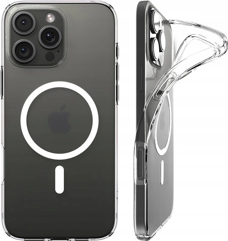 Dėklas „Spigen Crystal Flex MagSafe“, krištolo skaidrumo – „iPhone 16 Pro“