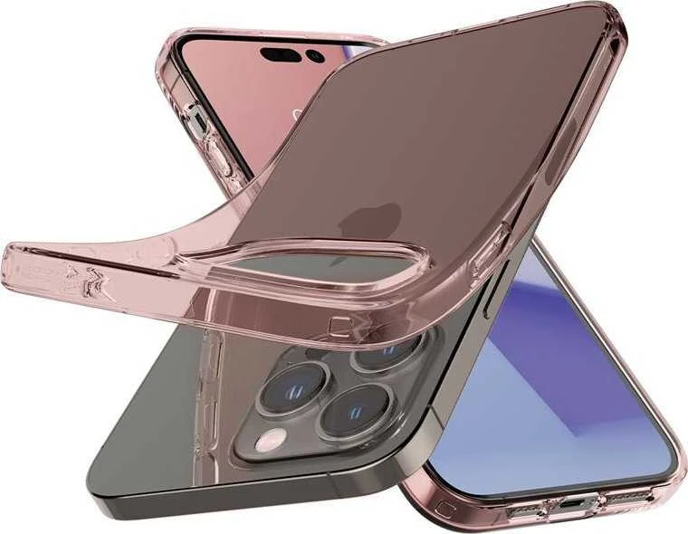 Dėklas SPIGENIPHONE 14 PRO MAX CRYSTAL FLEX ROSE CRYSTAL (2022)