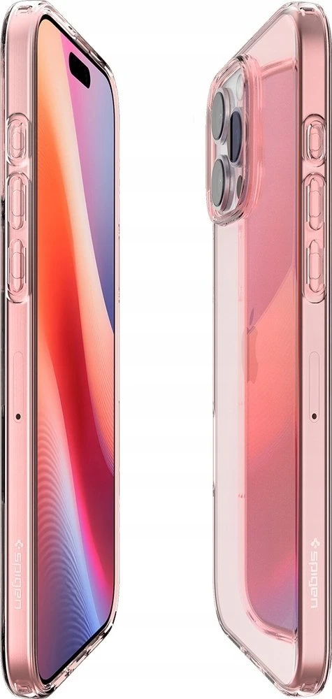 Dėklas „Spigen Crystal Flex“, rožinis krištolas - iPhone 16 Pro Max