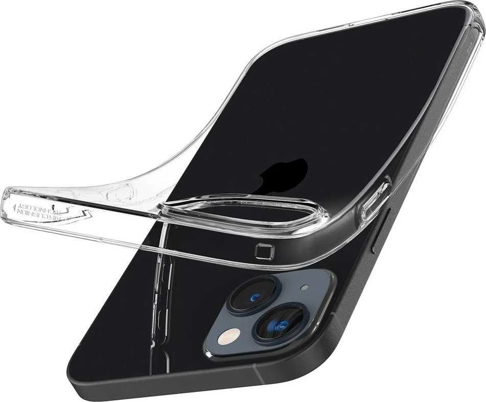 Dėklas SpigenSpigen Crystal Flex / Skystųjų kristalų iPhone 14/15 skaidrus