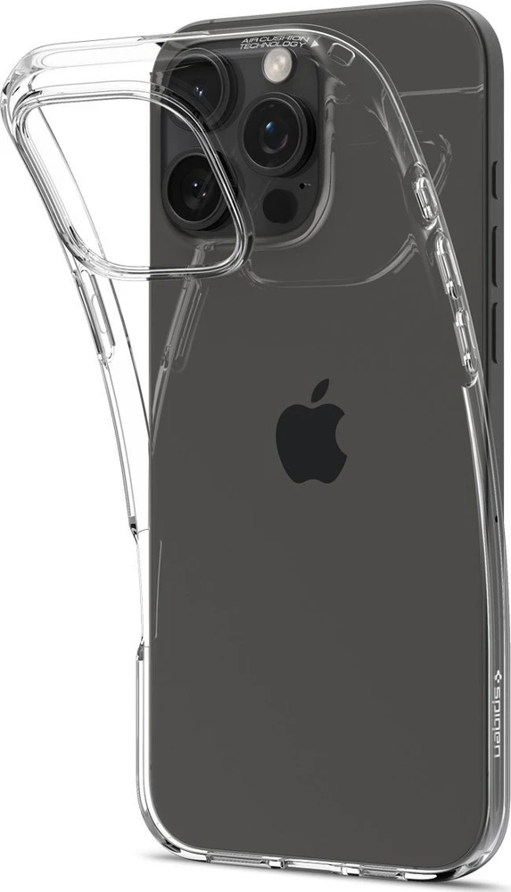 Dėklas Spigen Crystal Flex, kristalinio skaidrumo - iPhone 16 Pro
